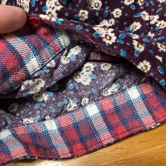 Matilda Jane Girls Size 8 Friends Forever Shelby Corduroy Floral Shorts Purple - Picture 5 of 10